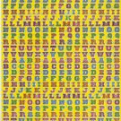 10 sheets #TM0027 Letters or Alphabets Removable A4 Sticker