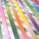 800 strips Warm Galaxy Pearlescent Origami Folding Lucky Star Paper