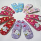 Wholesale 60pcs Rabbit Design Girl Snap Hair Clip 4.5cm (2rabbits_n/hole)