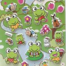 GZA1004 Froggy World Mini Puffy Sticker FREE SHIPPING