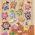 GZA1013 Clock Mini Puffy Sticker FREE SHIPPING