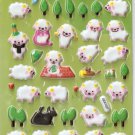 GZA1027 Story of Sheep Mini Puffy Sticker FREE SHIPPING