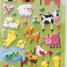 GZA1031 Story of Farmyard Mini Puffy Sticker FREE SHIPPING