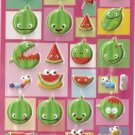 GZA1007 Watermelon Mini Puffy Sticker FREE SHIPPING