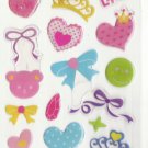 DON1005 Bow Love & Crown Mini Epoxy Sticker FREE SHIPPING