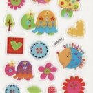 DON1009 Hedges & Turtles Mini Epoxy Sticker FREE SHIPPING