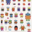 KDT1013 My Robot Friends Mini Epoxy Sticker FREE SHIPPING