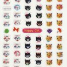 KDT1018 Animal Cats Mini Epoxy Sticker FREE SHIPPING