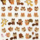 KDT1045 Animal Squirrels Mini Epoxy Sticker FREE SHIPPING