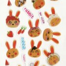 WY004 Animal Cute Rabbit Mini Epoxy Sticker FREE SHIPPING