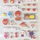 CHA1010 I am Happy Mini Puffy Sticker FREE SHIPPING