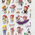 CHA1012 Boys & Girls Mini Puffy Sticker FREE SHIPPING