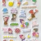 CHA1021 Friends Mini Puffy Sticker FREE SHIPPING