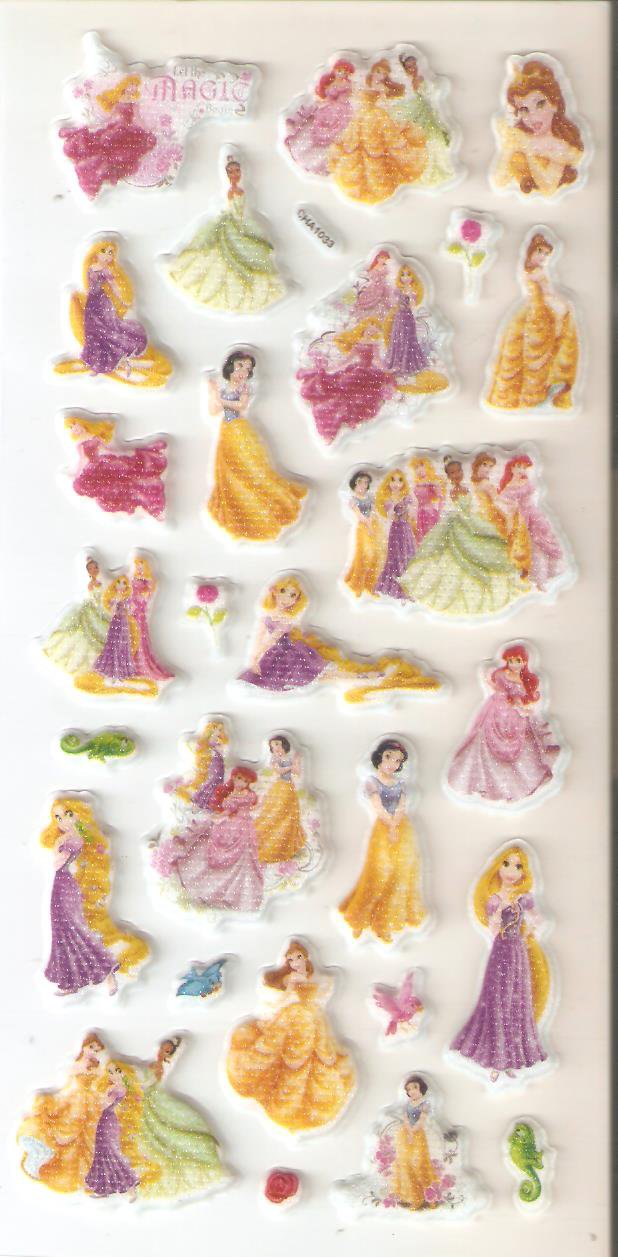 CHA1033 Princess Mini Sticker FREE SHIPPING