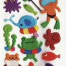 SO 067 Go Fishing Mini Sticker FREE SHIPPING