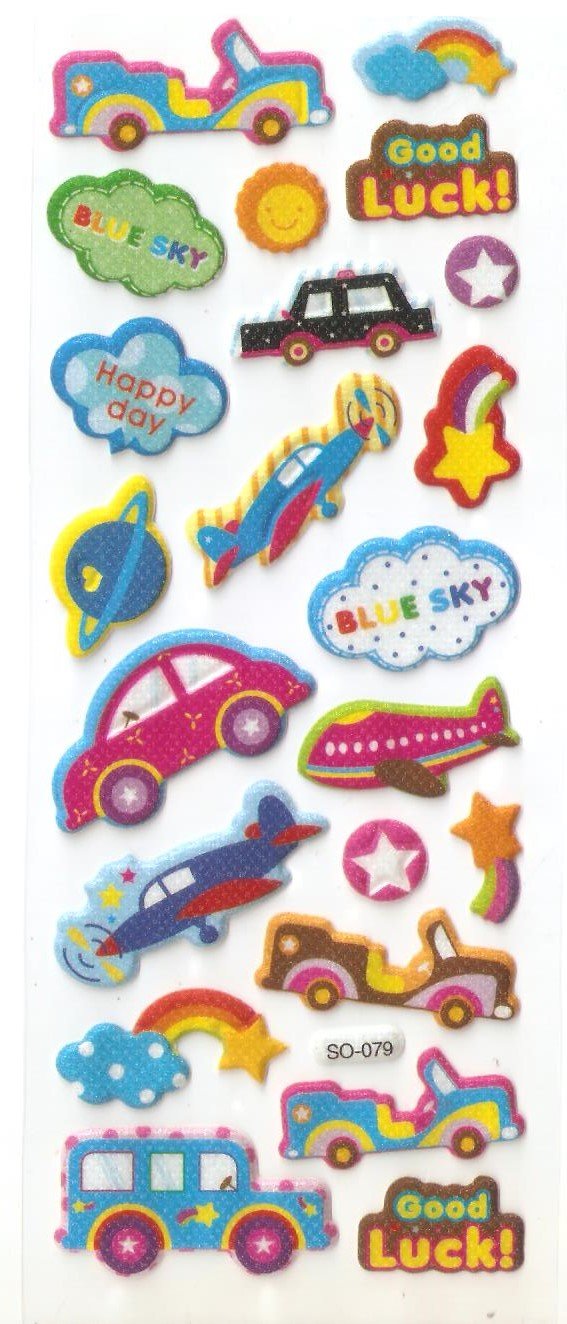 SO 079 Transportation Mini Puffy FREE SHIPPING