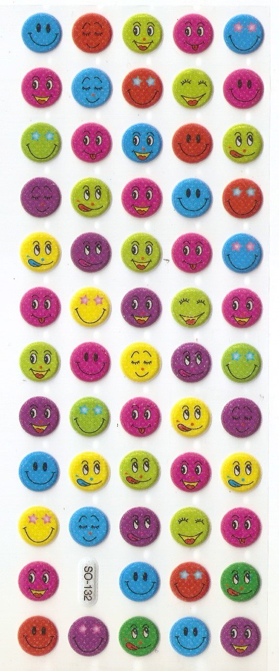 SO 132 Smiley Mini Puffy FREE SHIPPING