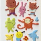 OK003B_OK050a Animal  Mini Puffy Sticker FREE SHIPPING