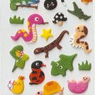 OK025b Snake Mini Puffy Sticker FREE SHIPPING
