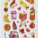 OK001A Chef Bear Mini Puffy Sticker FREE SHIPPING