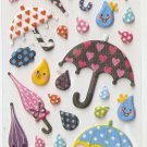 315A Umbrella Mini Puffy Sticker FREE SHIPPING