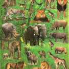 BL634 Animal Removable A4 Sticker