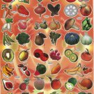 TM0031 Fruits & Vegetables Removable A4 Sticker