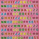 E103 Letter Alphabet Removable A4 Sticker