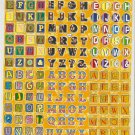 H026-TM0045 Letter Alphabet Removable A4 Sticker