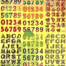 TM0011 Letter Alphabet Removable A4 Sticker