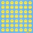 BLF007A Smiley Face Removable A4 Sticker