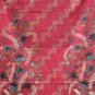 IM2757 Brown Red Batik Sarong Floral Beach Cover-up Wrap Pareo