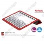 Red Fold Smart Cover Genuine Leather Case for iPad 2