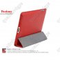 Red Fold Smart Cover Genuine Leather Case for iPad 2