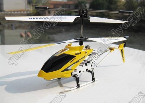 POCO DIVO SYMA S107G RC Helicopter S107 Infrared 3CH Mini Metal Flight Alloy Gyro Heli Blue - View #4