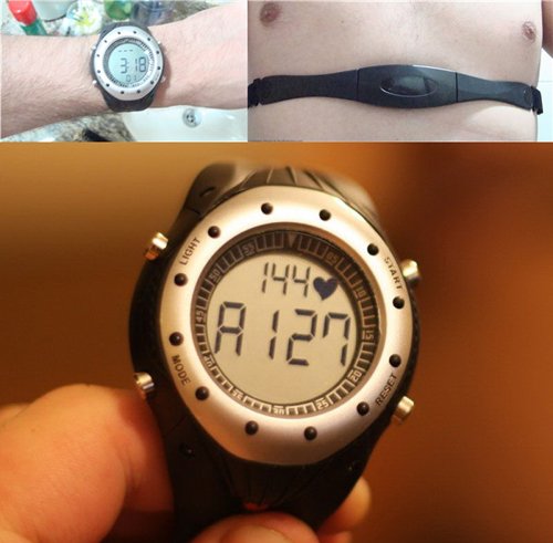 golf watch with heart rate monitor