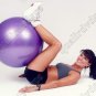 55cm Yoga Balance Ball Exercise Ball with Pump/Purple