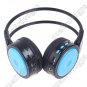 Digital Wireless Headphone FM SD/TF Stero Music  blue