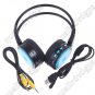 Digital Wireless Headphone FM SD/TF Stero Music  blue