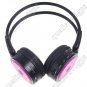 Digital Wireless Headphone FM SD/TF Stero Music  pink