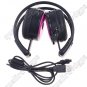 Digital Wireless Headphone FM SD/TF Stero Music  pink