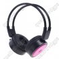 Digital Wireless Headphone FM SD/TF Stero Music  pink