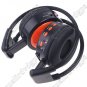 Digital Wireless Headphone FM SD/TF Stero Music  orange
