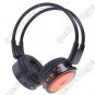 Digital Wireless Headphone FM SD/TF Stero Music  orange