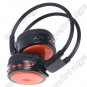 Digital Wireless Headphone FM SD/TF Stero Music  orange