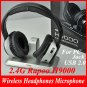 High Definition 2.4G Rapoo H9000 Wireless Headphones Microphone For PC USB 2.0 Jack