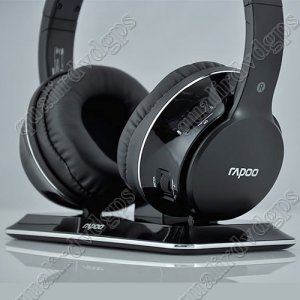 High Definition 2.4G Rapoo H9000 Wireless Headphones Microphone For PC USB 2.0 Jack