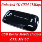 ZTE MF60 Unlocked 3G GSM 21Mbps USB Router Mobile Hotspot NEW