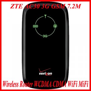 New ZTE AC30 3G GSM 7.2M Wireless Router WCDMA CDMA WiFi MiFi