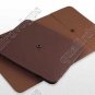 360 degree Rotary brown Genuine Leather Case For HP Touchpad Tablet